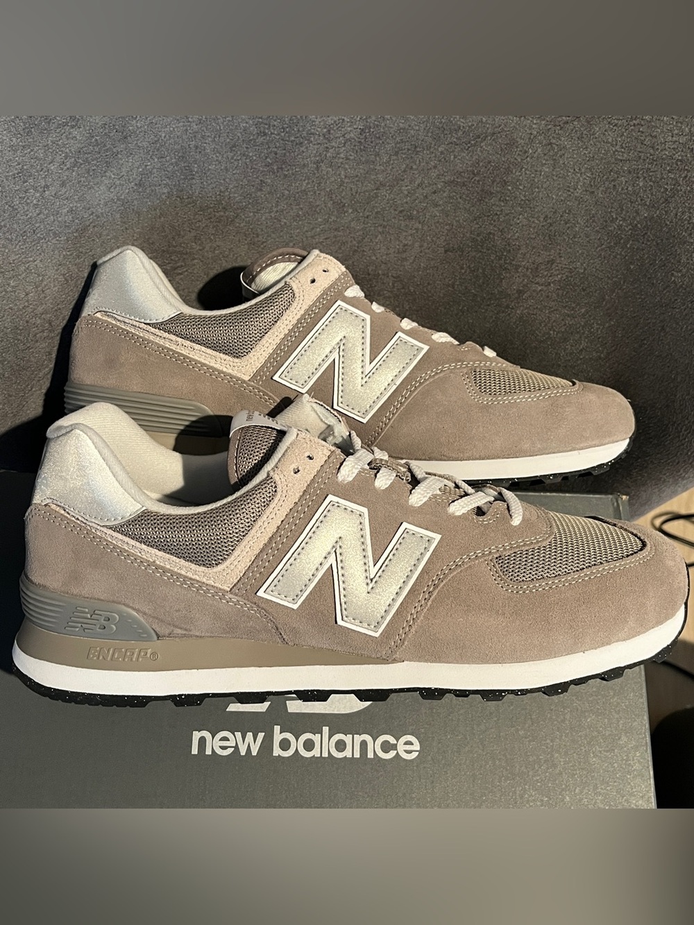 New Balance Men’s Sneakers 574 Gray Size 11.5 US